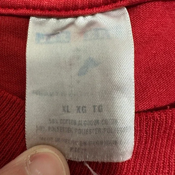 Jerzees Red Wolf Graphic T-Shirt Nature Wildlife Vintage Mens Size XL - Picture 8 of 11